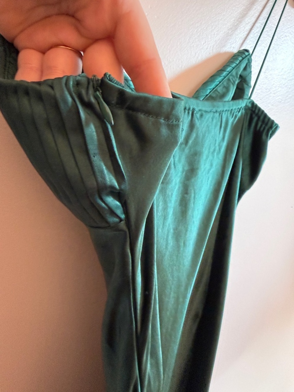 Hello Molly Old Town RD Midi Dress in Green Pleated - Picture 10 of 13